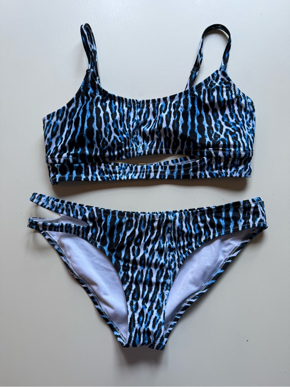 Jessica Simpson Animal Print Two-Piece Bikini